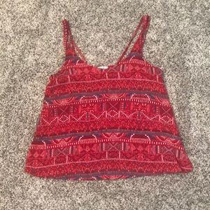 Red white and blue tank top